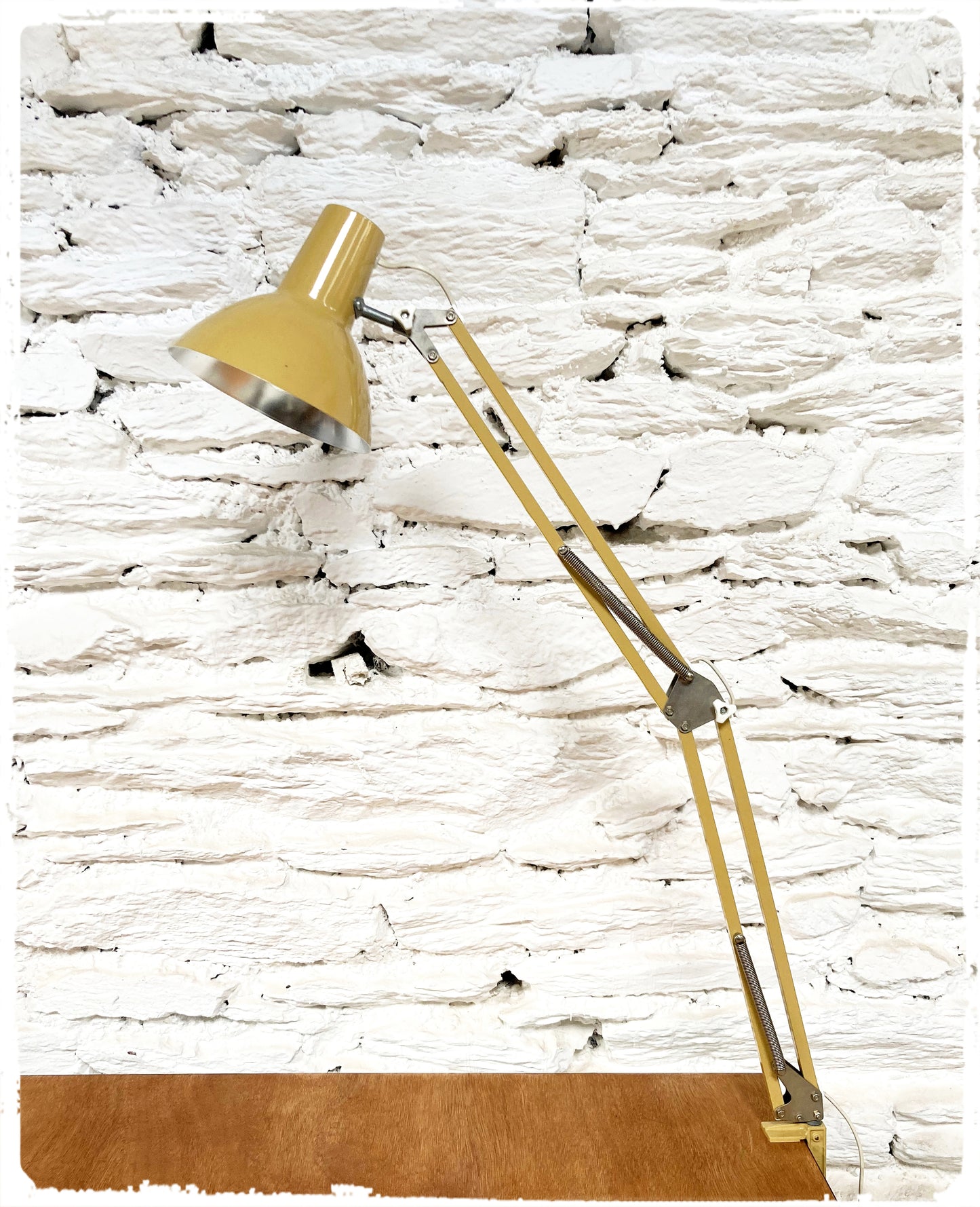Lampe d'Architecte Vintage Wechselstrom Beige Sahara
