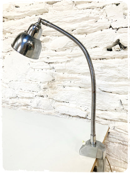 Lampe d'Atelier Vintage Fixation Etau Marque ELAU