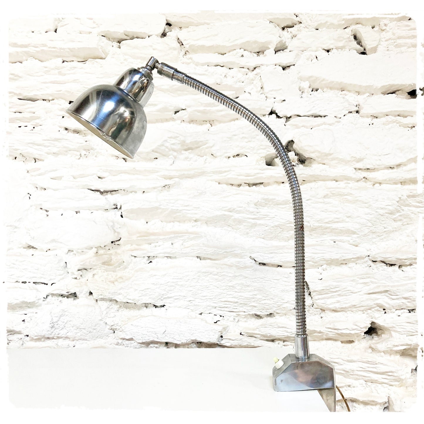 Lampe d'Atelier Vintage Fixation Etau Marque ELAU