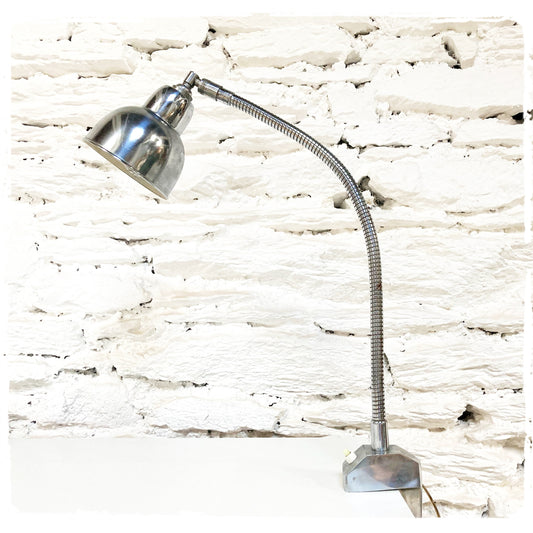 Lampe d'Atelier Vintage Fixation Etau Marque ELAU