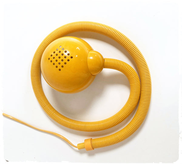 Lampe de Bureau Vintage Serpent Jaune Style "Hebi" Isao Hosoe