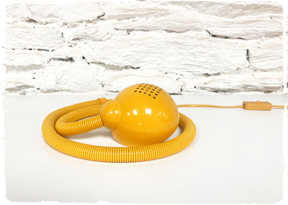 Lampe de Bureau Vintage Serpent Jaune Style "Hebi" Isao Hosoe