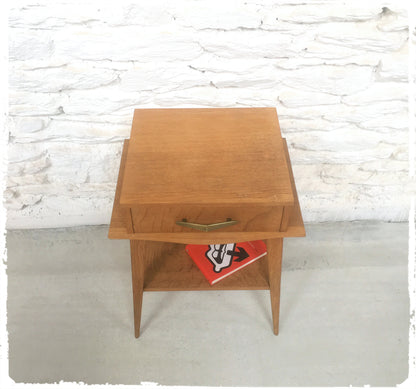 Meuble d'Appoint Vintage Pieds Compas Design Reconstruction
