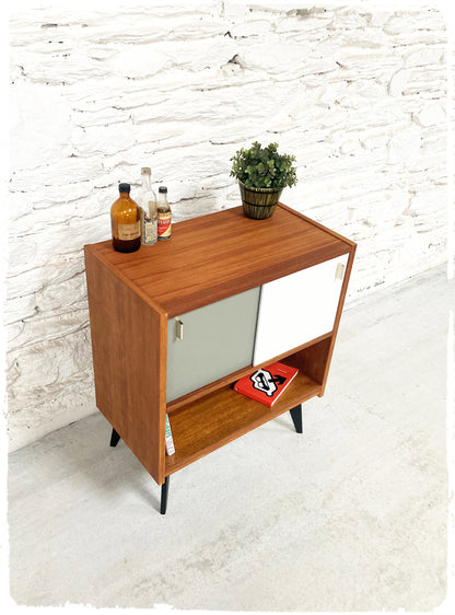 Meuble d'Appoint Rangement Vintage Pieds Compas