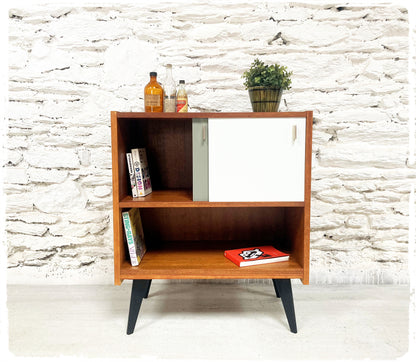 Meuble d'Appoint Rangement Vintage Pieds Compas