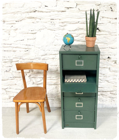 Meuble de Métier d'Atelier Vintage à Clapets Strafor