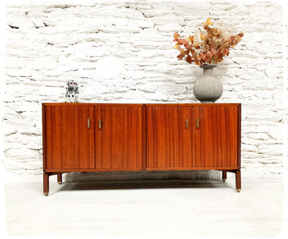Petite Enfilade Buffet Bas Vintage en Acajou