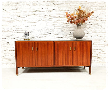 Petite Enfilade Buffet Bas Vintage en Acajou