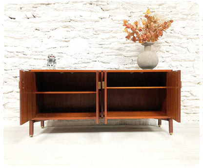Petite Enfilade Buffet Bas Vintage en Acajou