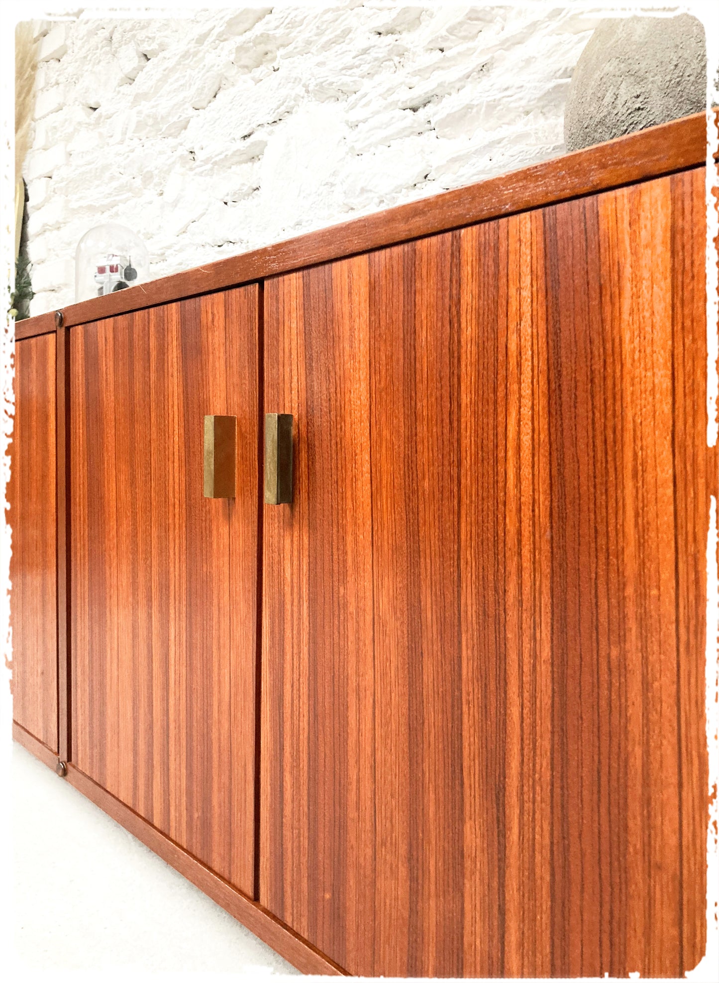 Petite Enfilade Buffet Bas Vintage en Acajou