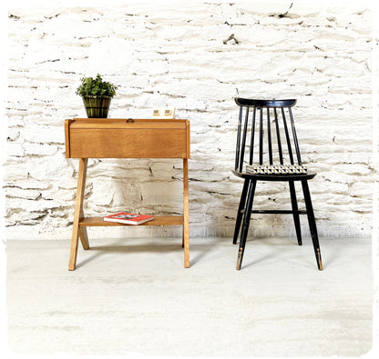 Meuble d'Appoint Rangement Vintage Pieds Compas Reconstruction