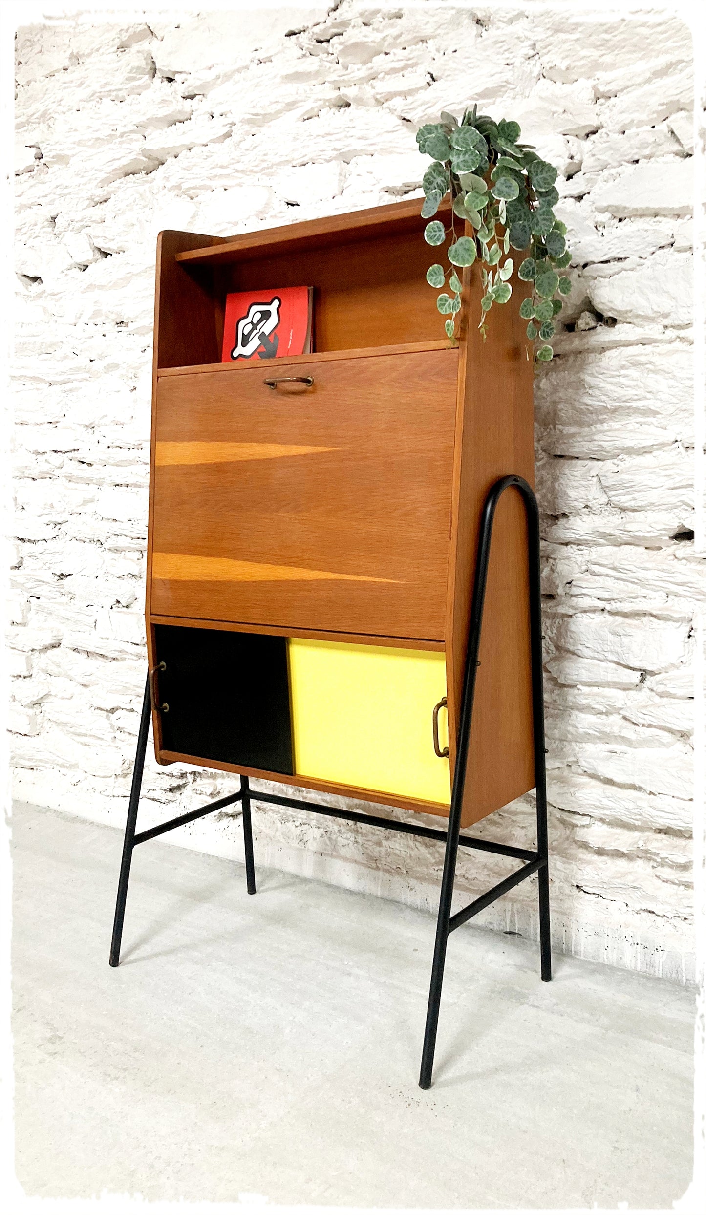 Secrétaire Rangement Vintage Style Hitier