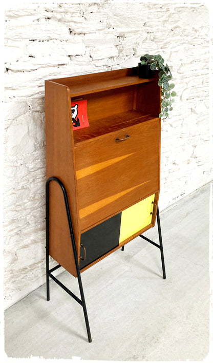 Secrétaire Rangement Vintage Style Hitier