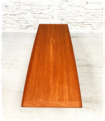 Grande Table Basse Vintage Scandinave en Teck Grete Jalk Glostrup Mobelfabrik