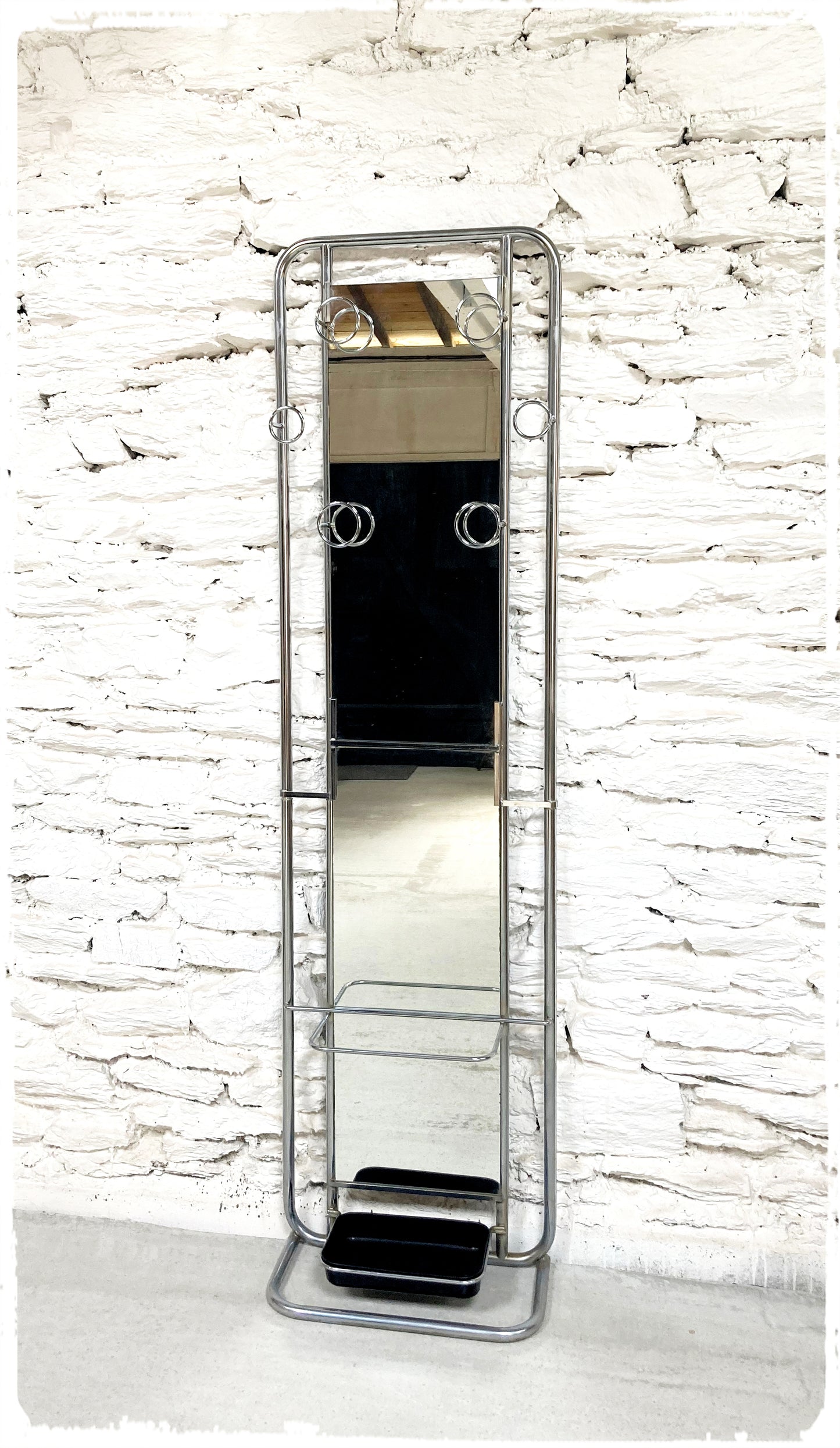 Vestiaire Grand Porte Manteaux Mural Vintage Style Bauhaus